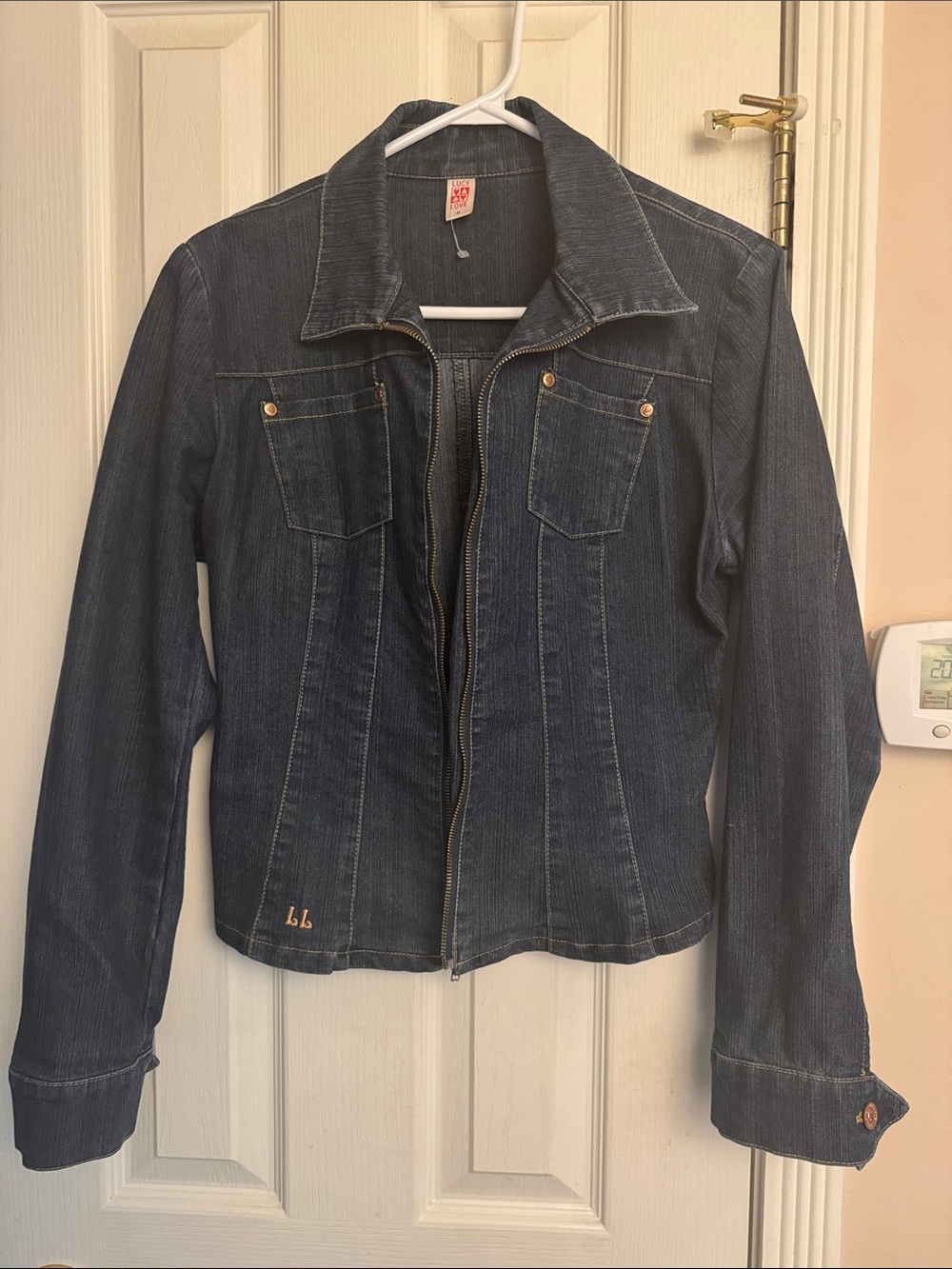 Lucy Love Dark Blue Denim Jacket
